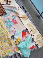 Stoffreste-Set: Vintage Muster, ideal fürs Basteln