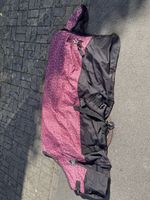 Pferdedecke Gr. 145cm schwarz/pink 150g