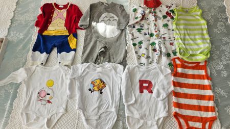 Babykleider Gr. 62/68/74 Anime Comic Babar Totoro one Piece