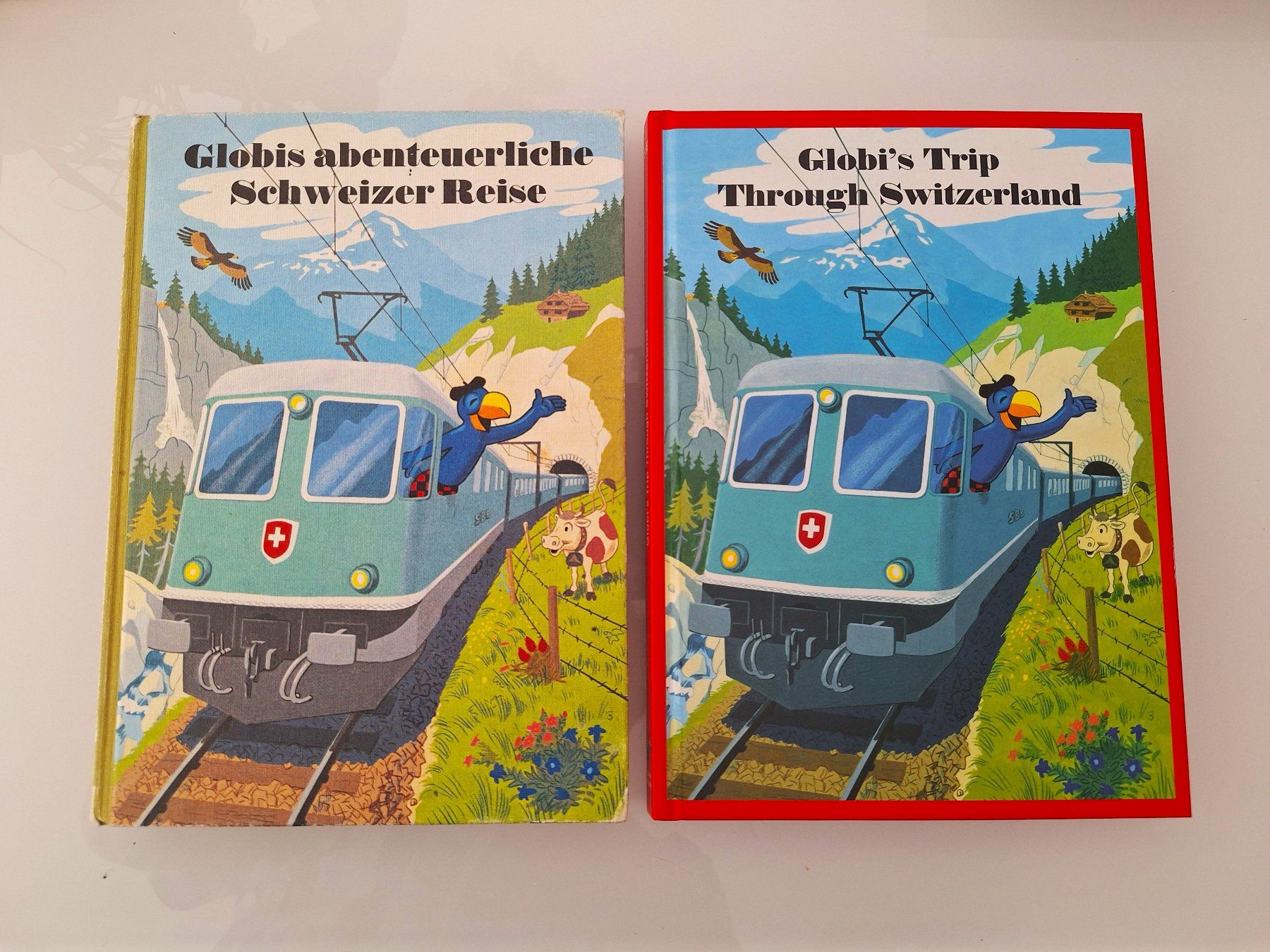 Fumetti: Kuriosität: Globis abenteuerliche Schweizer Reise, D/E – Usato da Herisau venduto da Toscanini_w