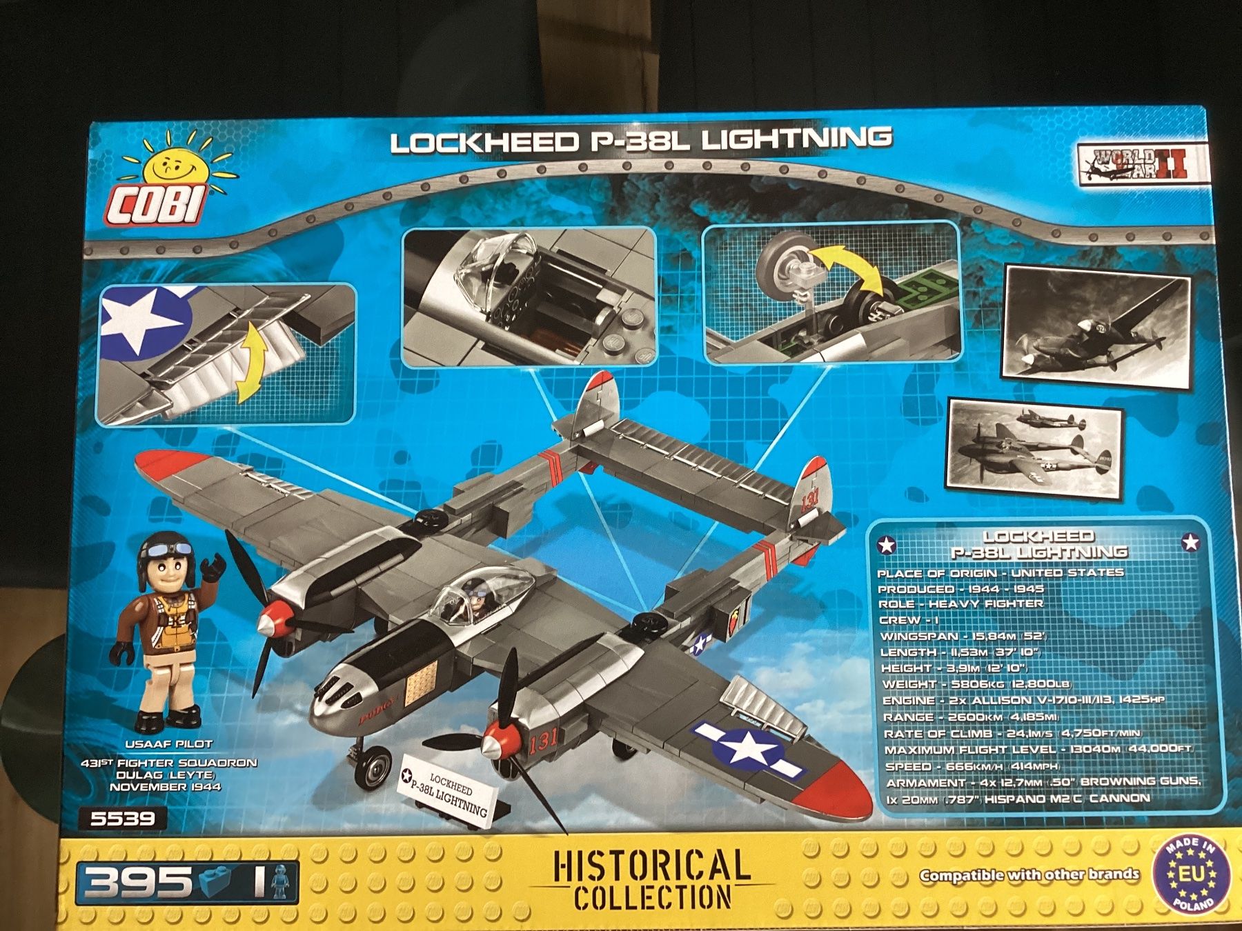 Cobi Baukästen: COBI Lockheed P-38L Lightning – Neu und originalverpackt aus Regensdorf von Dyer 1