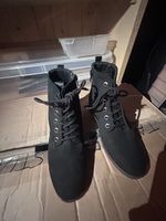 Damen Stiefeletten schwarz mit Schnürung guter Zustand