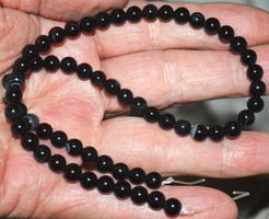Stein Perlen Strang L-7680 – Achat Sardonyx 6mm 37cm