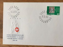 FDC Nationale Briefmarkenausstellung 8.3.65