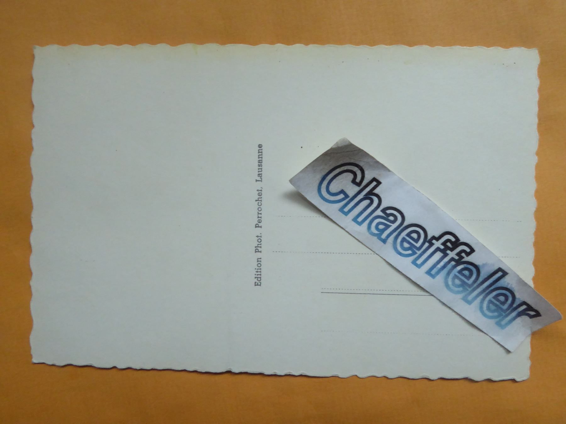 Cartoline postali: 71  Rochers des Sommaitres – Nuovo (secondo la descrizione) da Zürich venduto da Chaeffeler 1