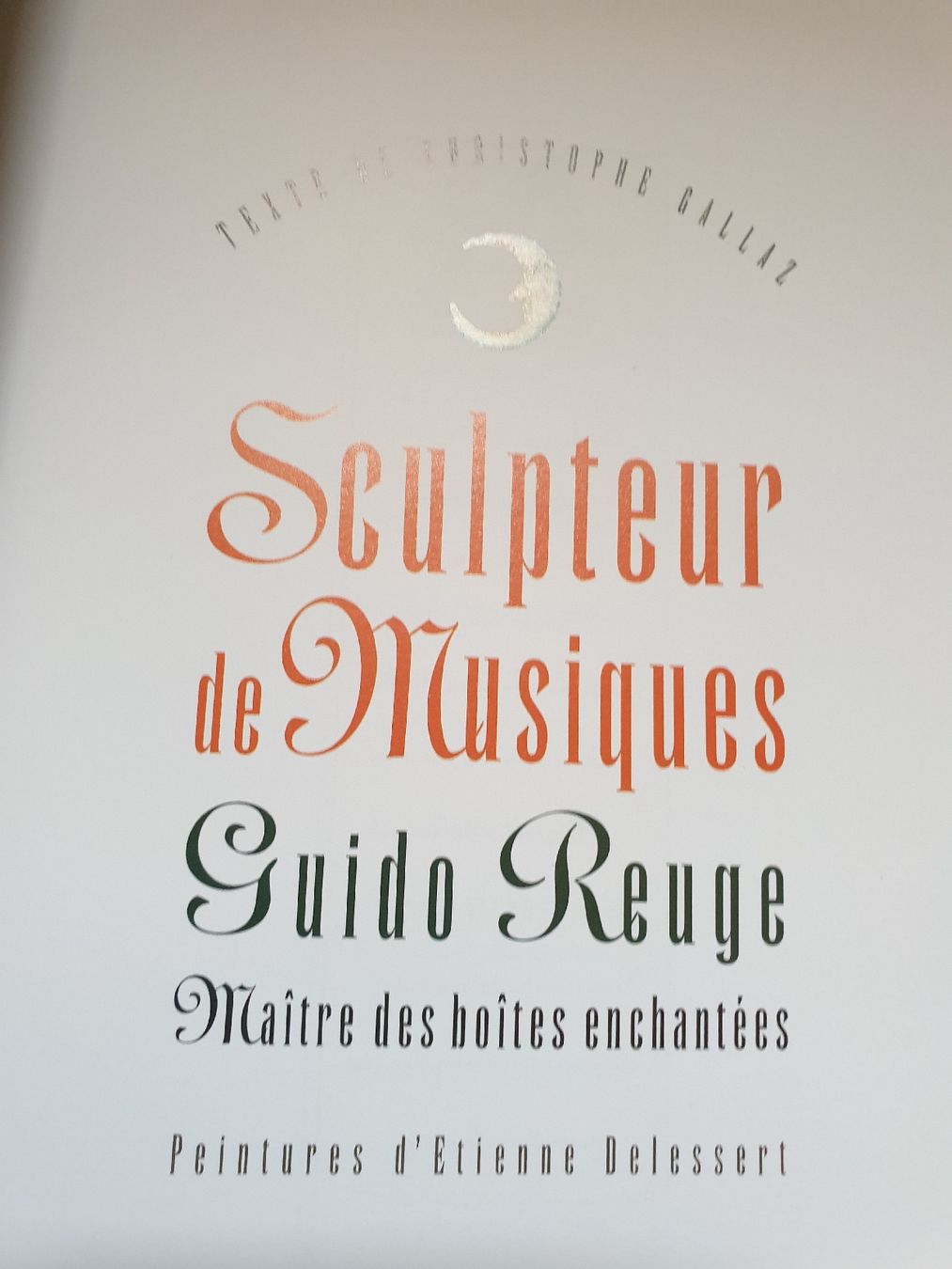 Libri: SCULPTEUR de MUSIQUES – Nuovo (secondo la descrizione) da Viganello venduto da Priska.c 2