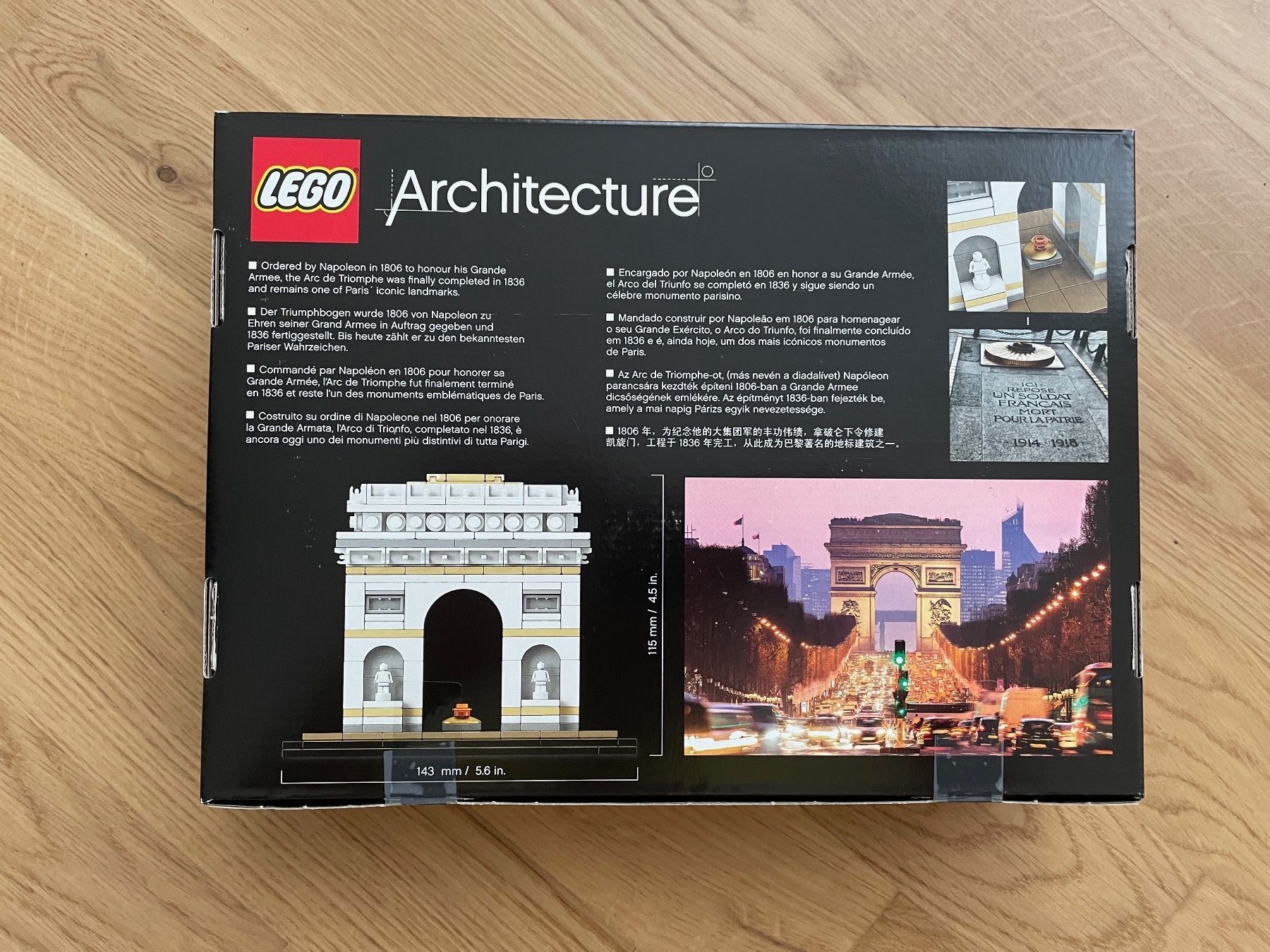 Lego Kit di costruzioni: Lego - 21036 Arc de Triomphe – Nuovo (secondo la descrizione) da Salmsach venduto da ram82 1