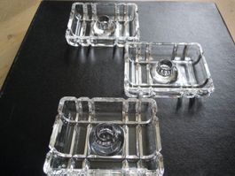 Kerzenhalter aus Glas 3 Stück (2)