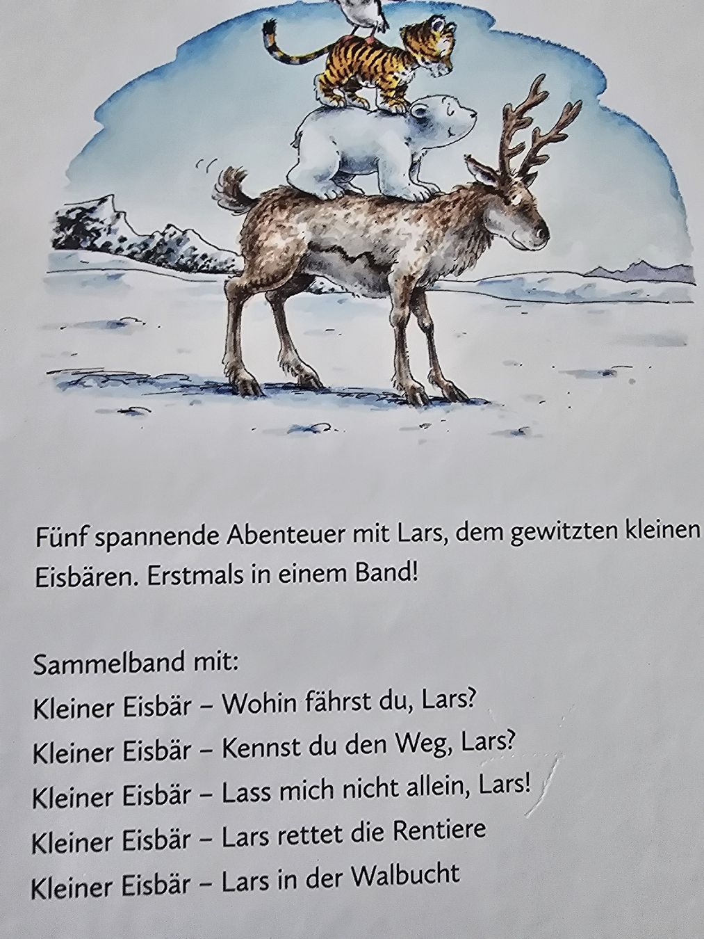 Bücher: Kleiner Eisbär  Sammelband, 5 Abenteuer mit Lars – Gebraucht aus Hedingen von mickway 1