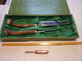 GROSSES Jagd Messer Tranchierbesteck 53 cm! BARON SOLINGEN