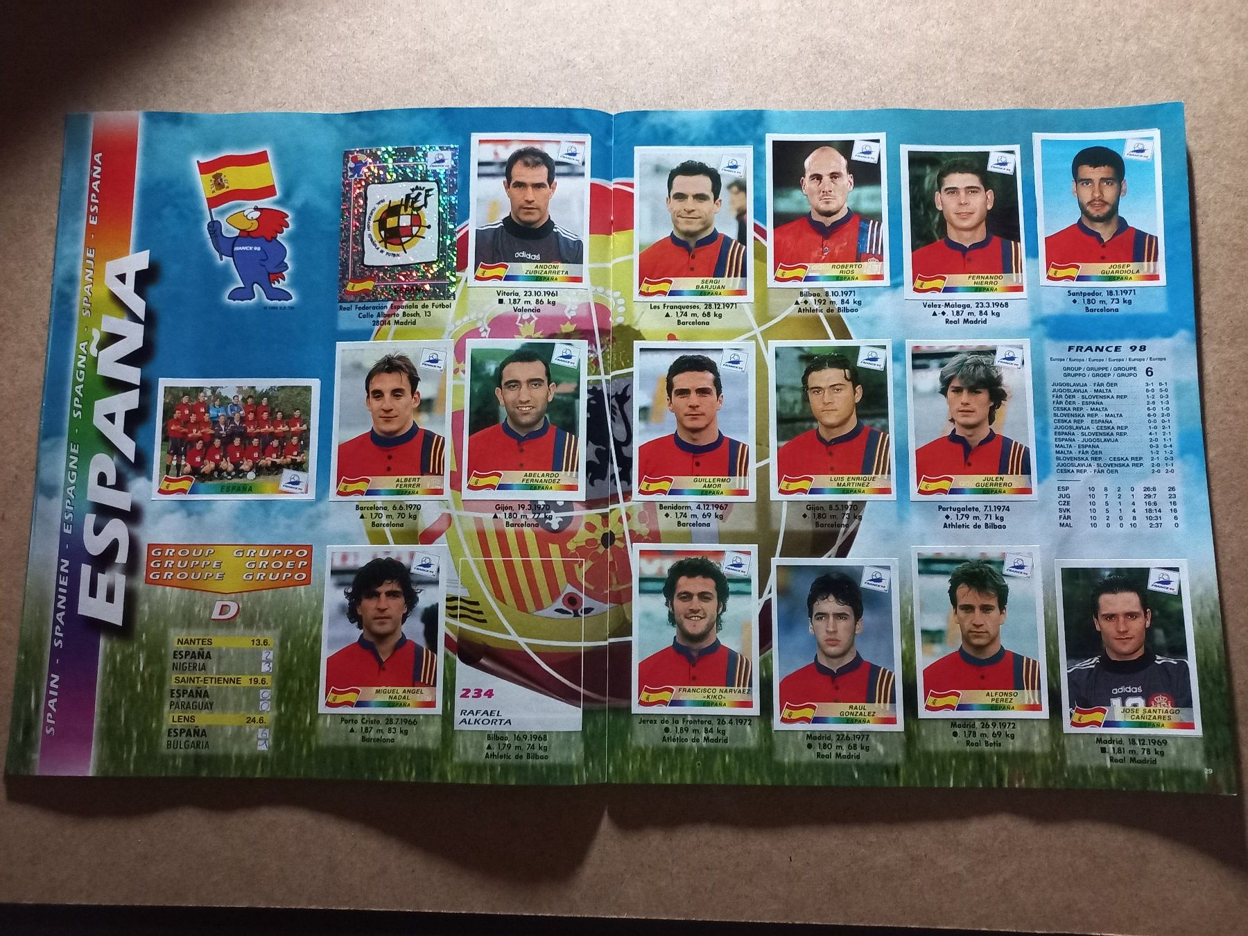 Panini Carte collezionabili: Panini Album Frankreich 1998 – Usato da Brügglen venduto da hokuspokus04 5