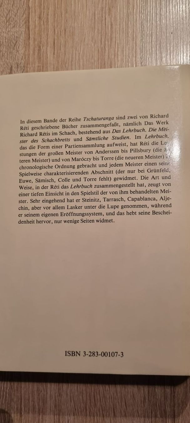 Libri: Schachbuch Die Meister des Schachbretts – Usato da Muttenz venduto da Langerochade 1