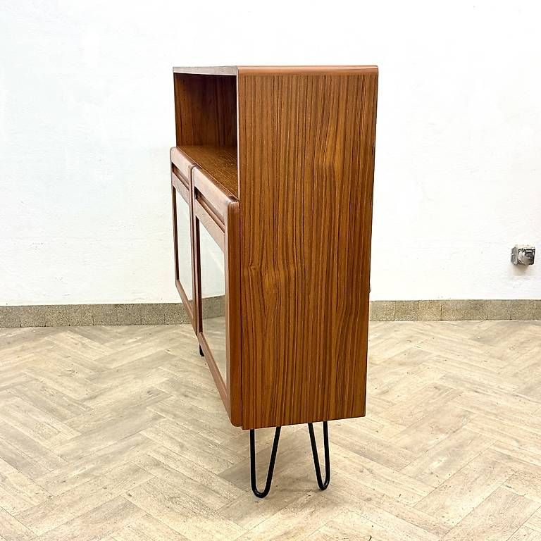 Cassettiere: Mid Century teak Highboard / Sideboard – Usato da basel venduto da vintory.ch 4