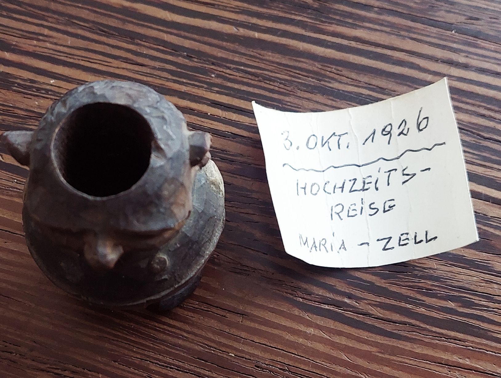 Statuette: Antike handgeschnitzte Holzfigur, Unikat! – Usato da Hochwald venduto da hupelcord 2