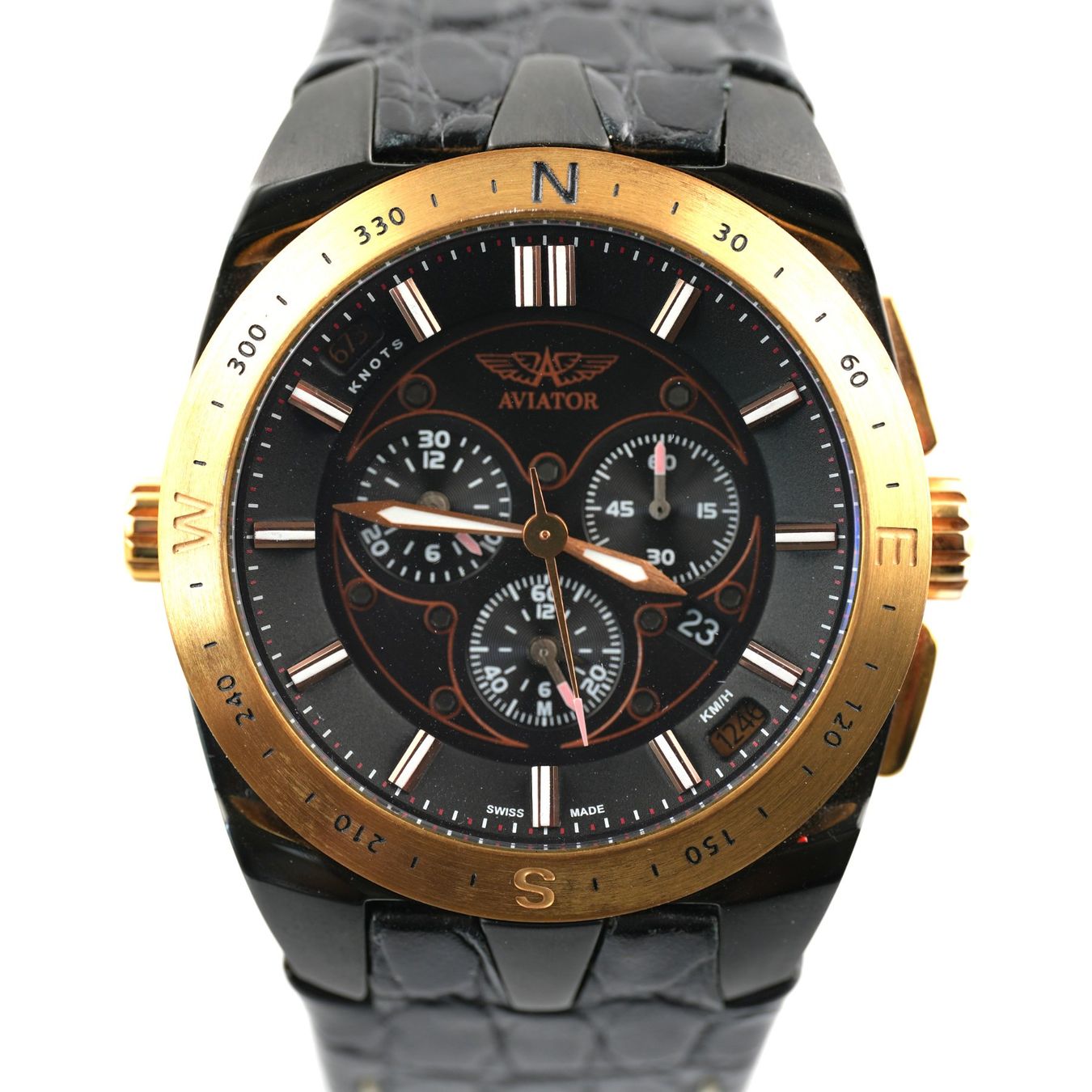 Orologi: Aviator Chronograph 44mm – Usato da Basel venduto da Vip24