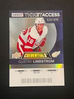 Gustav Lindstrom 2020 Debut Ticket 614/999 Detroit Red Wings