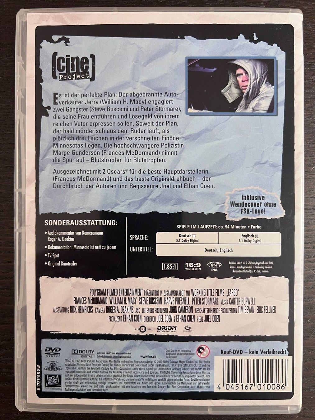 Tutti i DVDs: Fargo – Usato da Zürich venduto da FilmFreunde 1