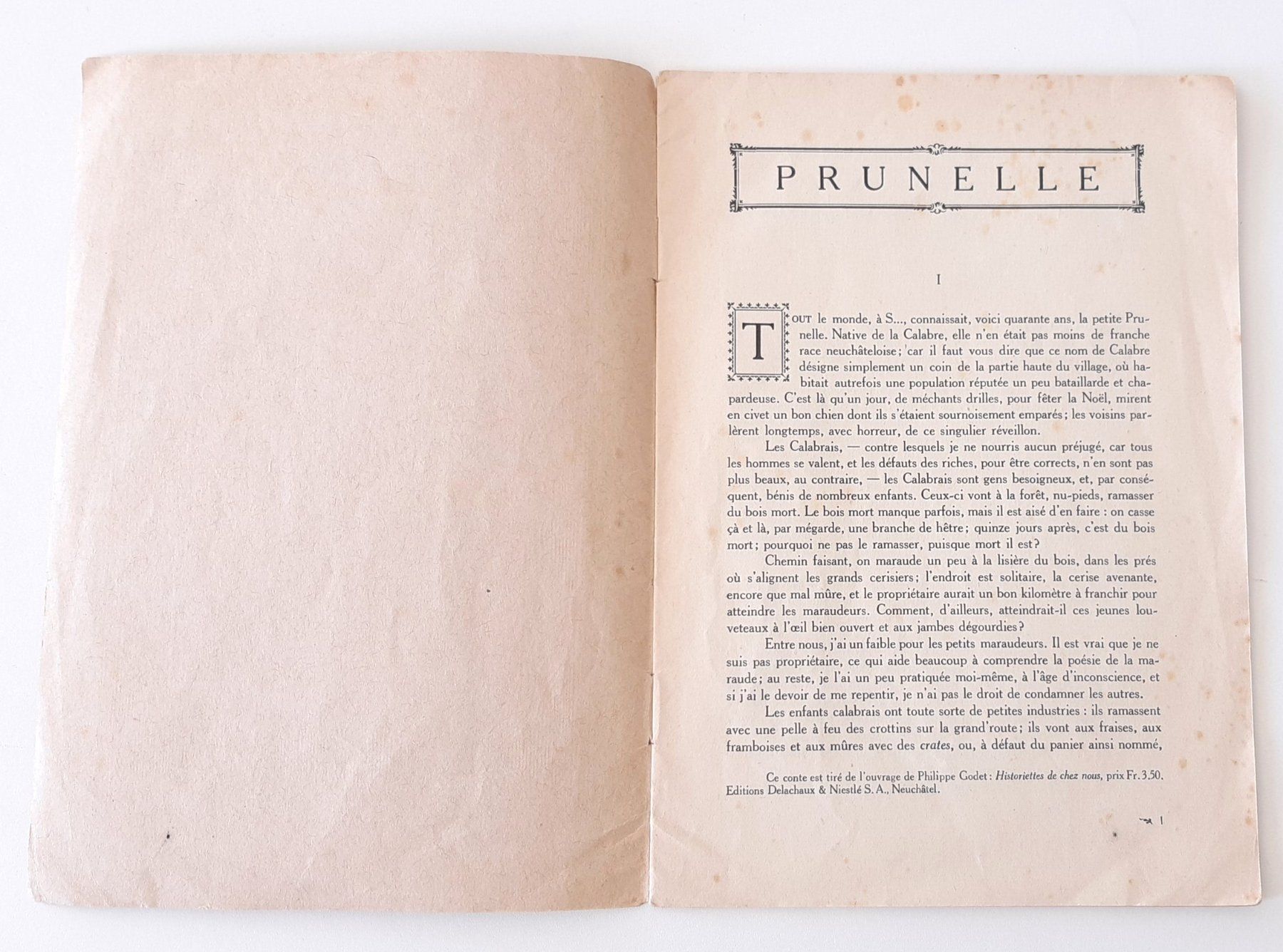 Bücher: Prunelle – Gebraucht aus Savagnier von Marderuth 2