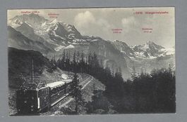 WENGERNALPBAHN MIT ZUG, *, SCHÖNE NAHANSICHT