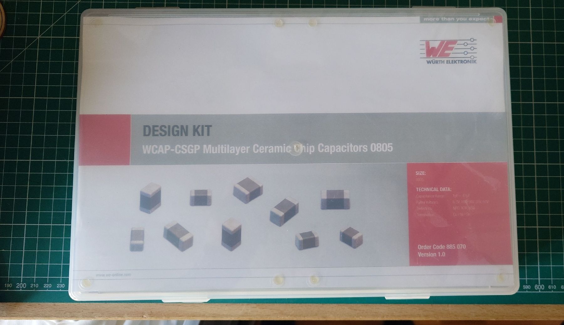 Würth Componenti elettronici: Würth Elektronik WCAP Design Kit, Multilayer Chip Capasitors – Nuovo (secondo la descrizione) da Winterthur venduto da Citrone91 2