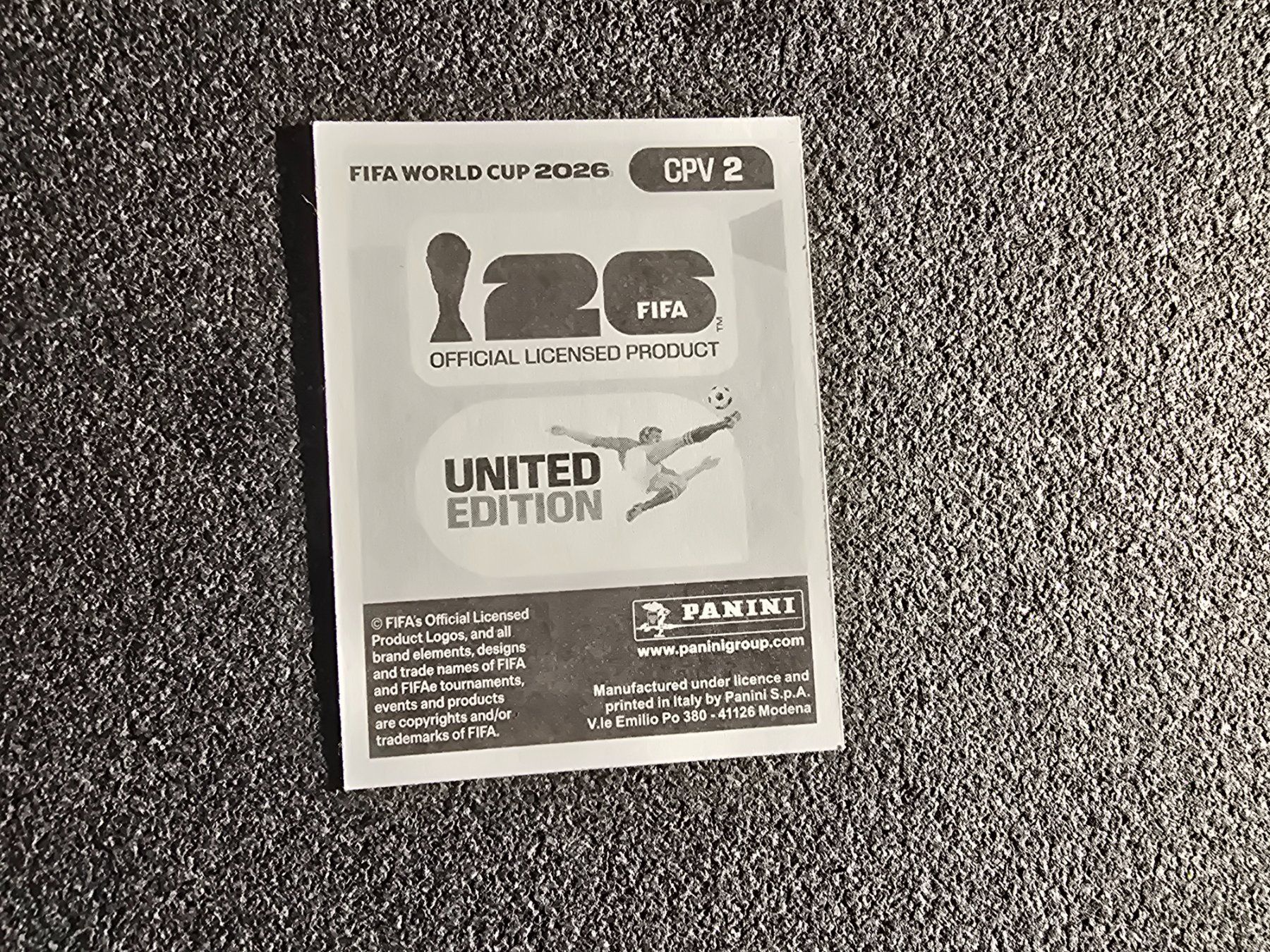 Panini Cartes à collectionner: Panini WM 26 - Vozinha- CPV2 – Neuf (Voir description) à Tennwil par mal_2fhf 1