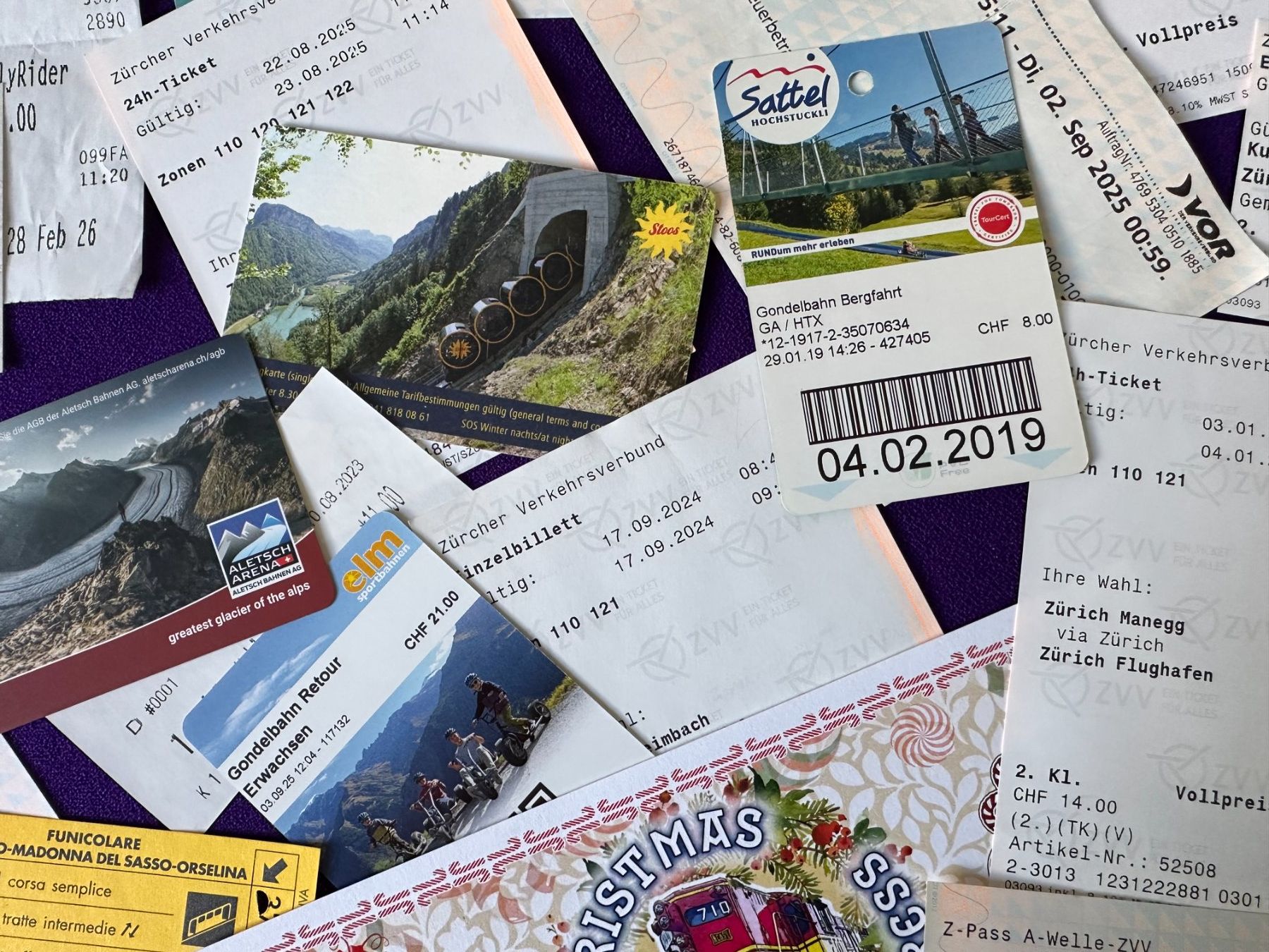 Biglietti: Sammlung gebrauchter Billette – Usato da Zürich venduto da Linthi1 8