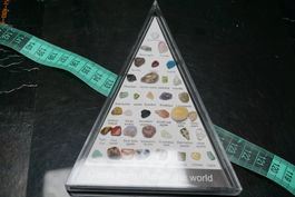 Mineralien Sammlung  36 Steine  inkl Beschriftung   und Box
