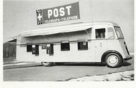 AK AUTOMOBIL POSTBUREAU 2 CHASSSIS SAURER ARBON 1938