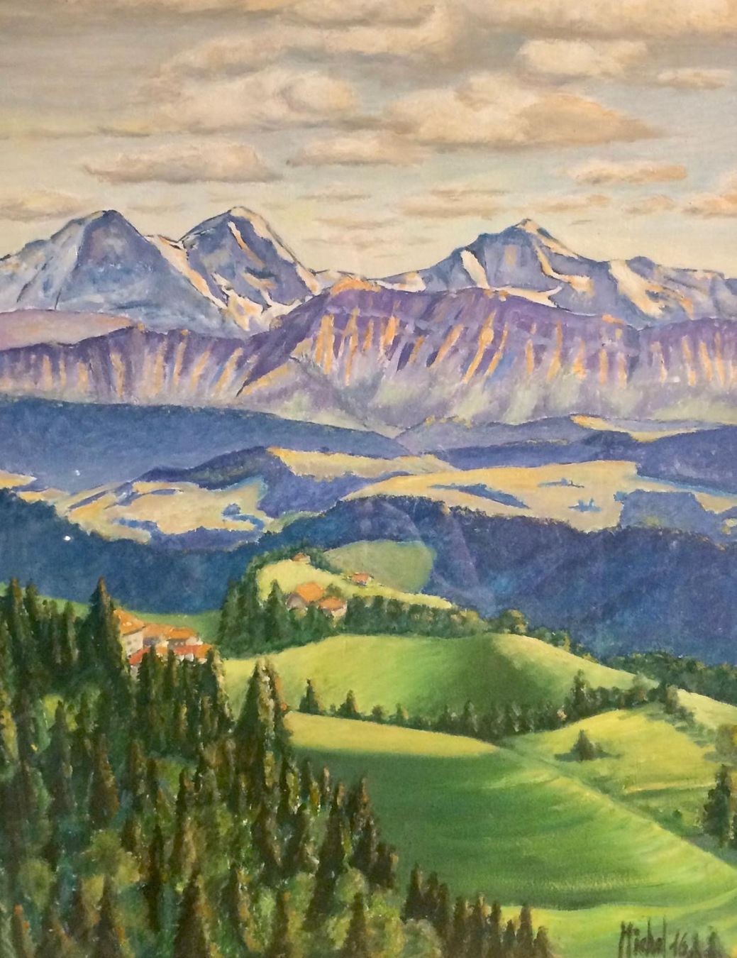 Gemälde: Gemälde - Emmental/Schrattenfluh – Gebraucht aus Biel/Bienne von cfhcfh