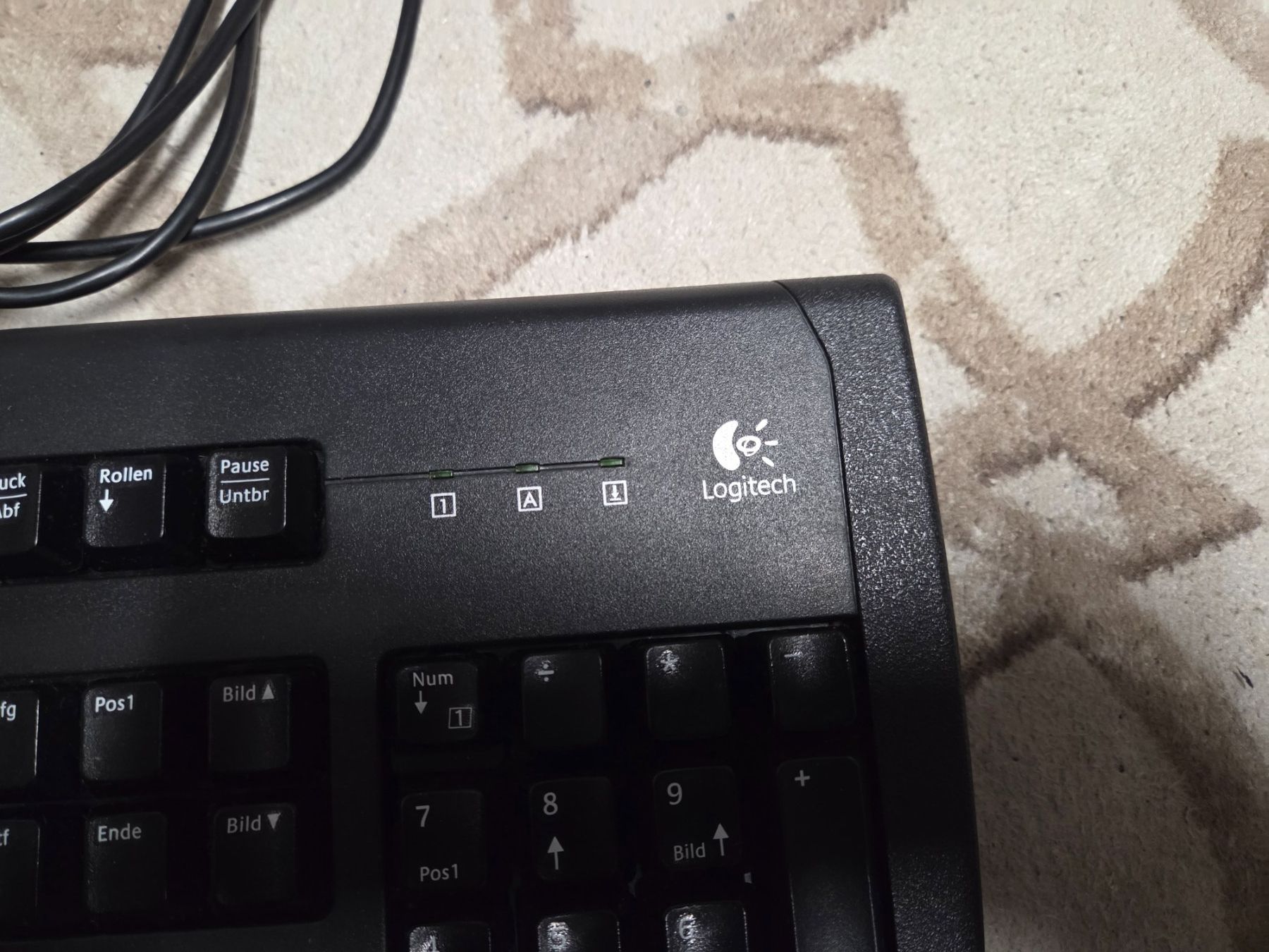 Lenovo Tastiere: Logitech De Luxe 250 Keyboard Tastatur QWERTZ-Layout – Usato da Zürich venduto da Alibaba1234 2