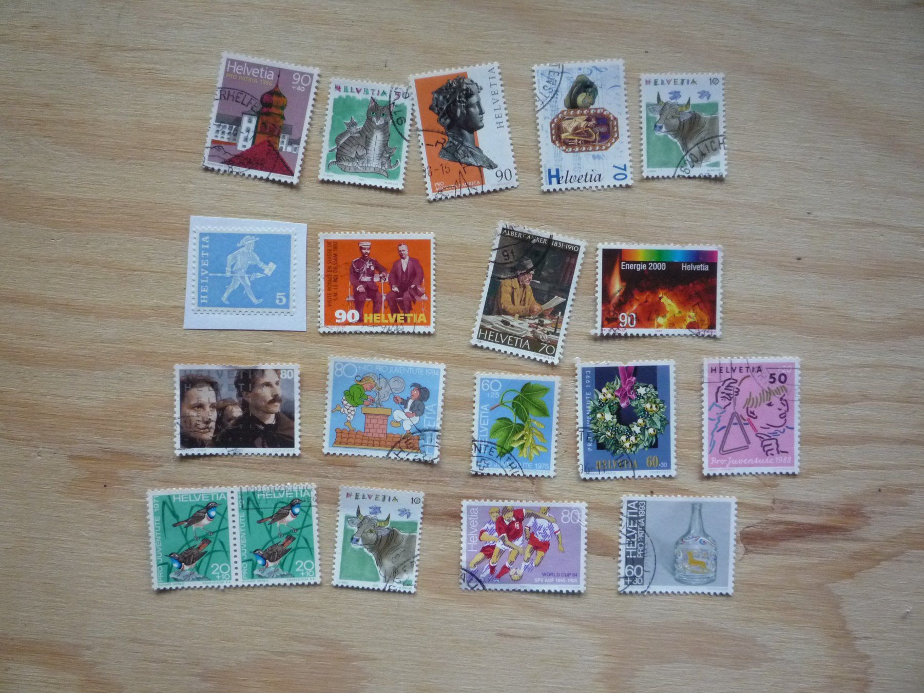 Tutti i francobolli: Mini Lot 19 Briefmarken – Usato da Rieden SG venduto da Brockehuesli