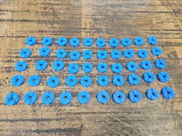 lego 4032 lot de 50 pièces Blue Plate, Round 2 x 2