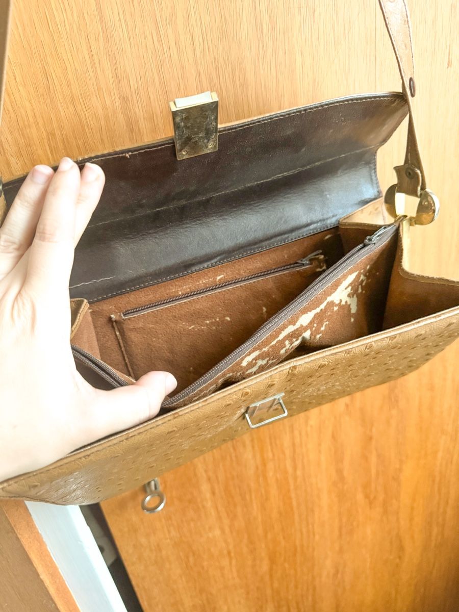 Borse da donna: Vintage Ledertasche aus den 70er – Usato da Solothurn venduto da haslinuessli 2