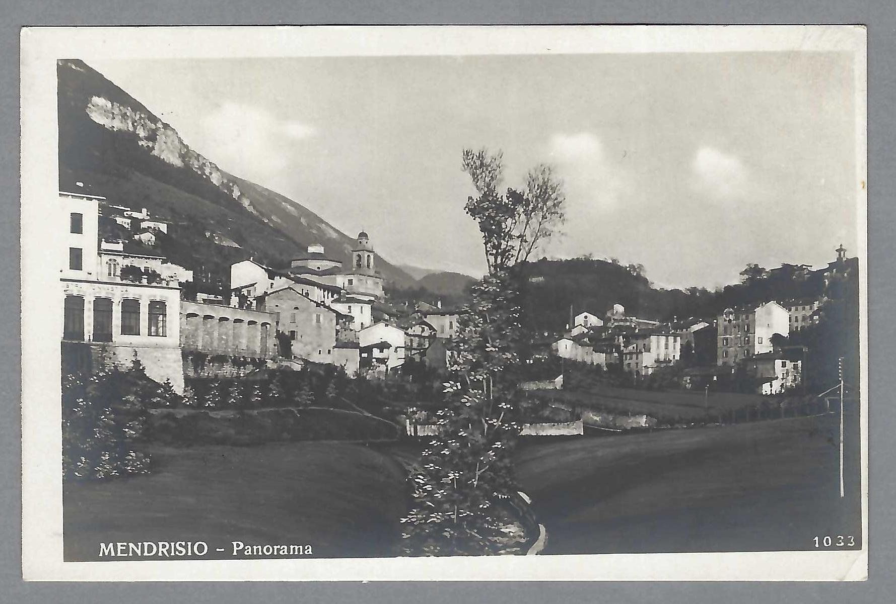 Cartoline postali: MENDRISIO, PANORAMA * – Usato da Pura venduto da ulisse1957