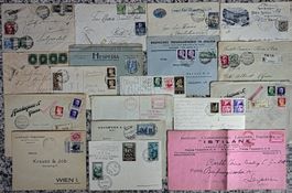 Lot ITALIEN Belege ab1916 Frankaturen verschieden Top ab 1.-