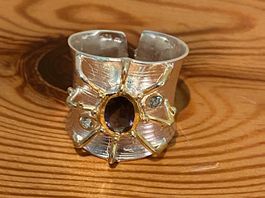 Iolith Ring Spinne Silber 925 Gr.55