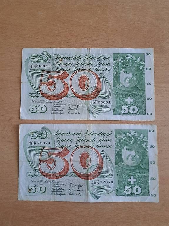Banconote: Billets banque Suisse – Usato da Lausanne venduto da sus_nyq5 1