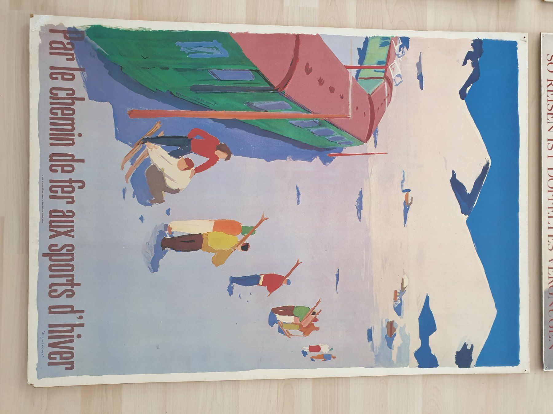 Foto & Immagini: Vintage Skiplakate Schweiz, 4er Set – Usato da Schönengrund venduto da Liane63 3