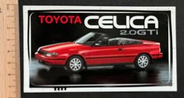 TOYOTA CELICA 2.0GTi, Auto, Aufkleber