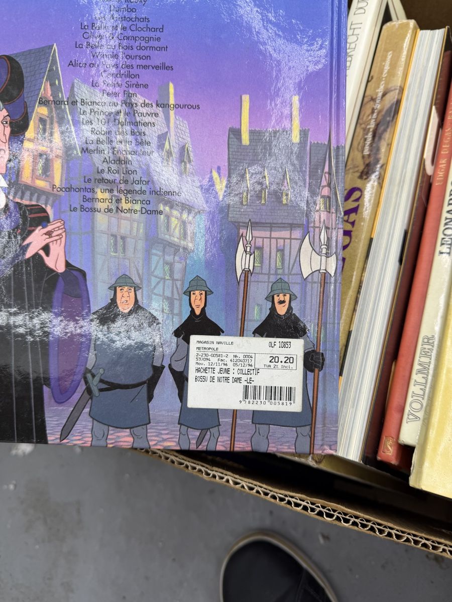 Fumetti: Le Bossu de Notre-Dame Disney 1995 – Usato da Wettingen venduto da NickInc 6