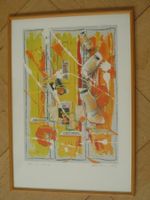 Farblithografie 1992, "Michel" 191/1200 Signatur unleserlich