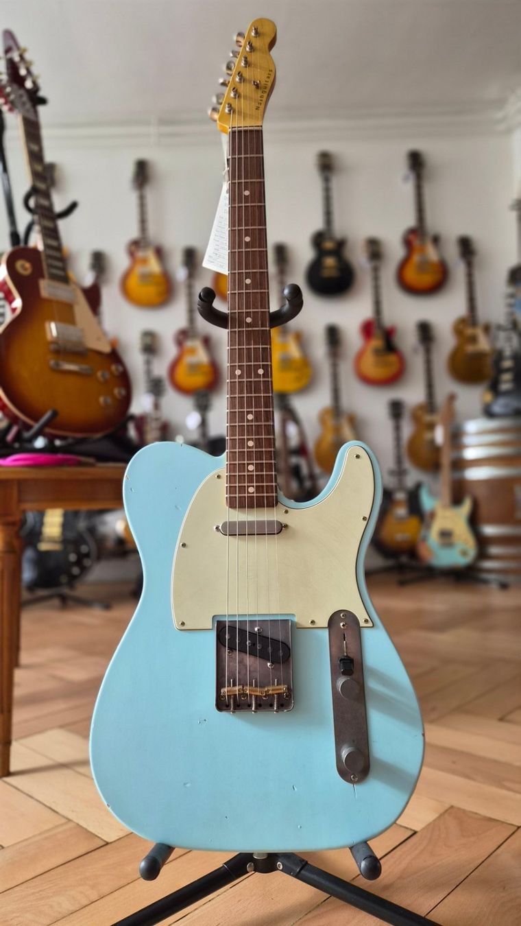 Strumenti musicali: Nashguitars T63 Sonic Blue – Usato da pieterlen venduto da AntonelloGuitars