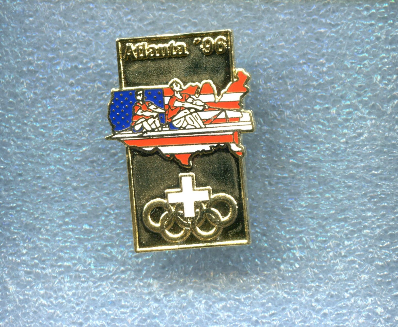Placchette & Badge: Olympiade Atlanta '96  RUDERN – Usato da Winterthur venduto da Sammleroase