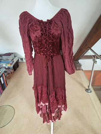 Boom Baba Kleid, bordeauxrot, Gr. 1 Size, mit Mangel