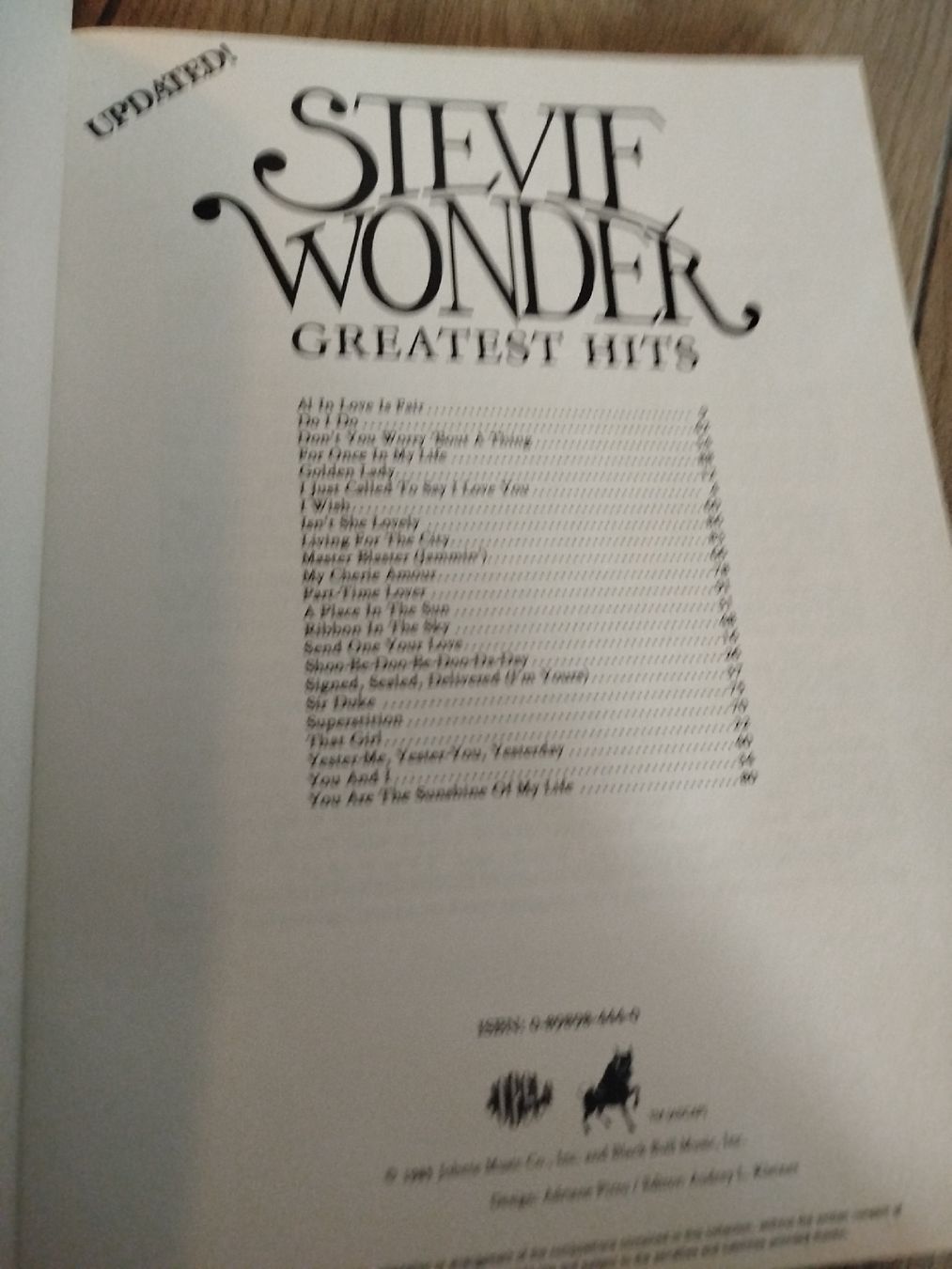 Libri: partitions , Steve Wonder, Elton John – Usato da Genève venduto da Octo-puces 7