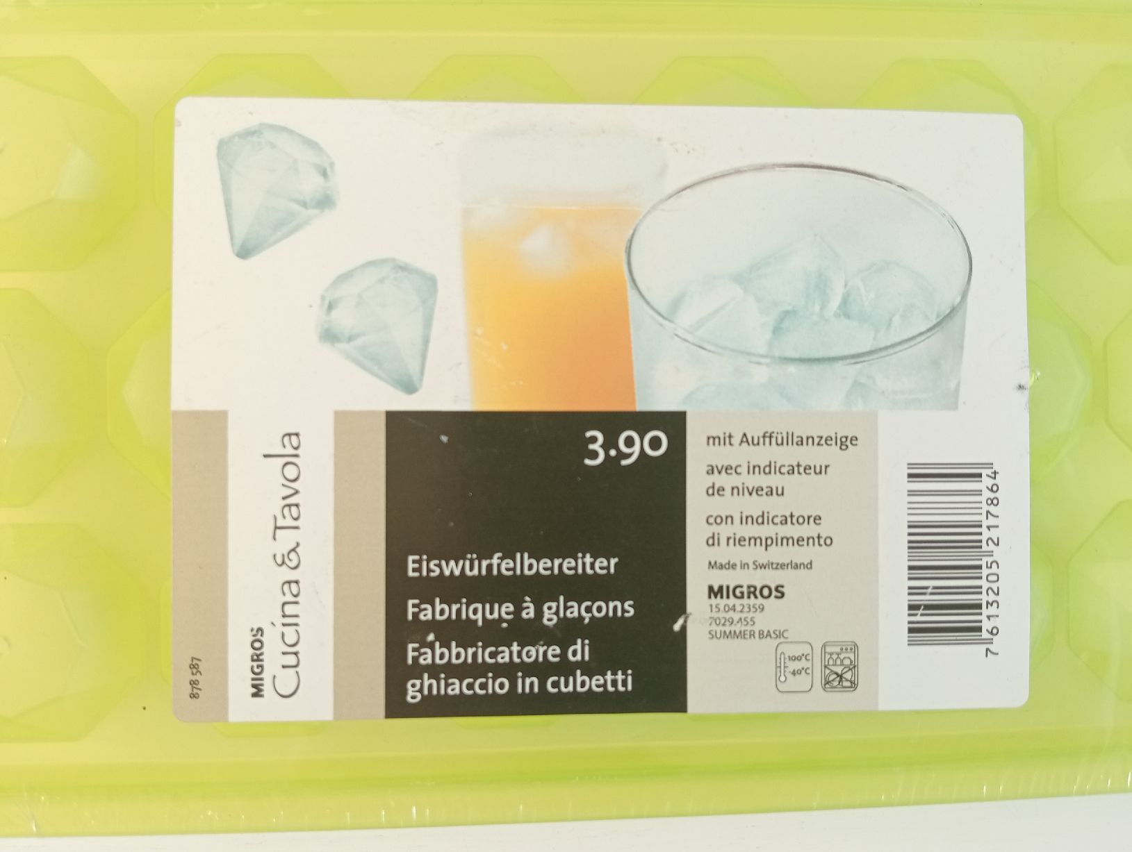 Migros Elettrodomestici da cucina: Migros Eisform in Rautenform neu – Nuovo e nell'imballaggio originale da Allschwil venduto da Evgeniia78 2