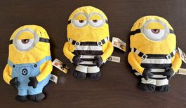 3 Minion NEU und unbespielt. Plüsch. Stofftiere. Sammler