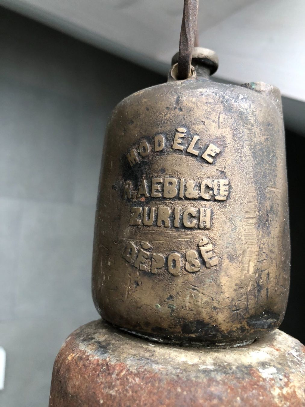 SBB/CFF/FFS Lampade: Alte Karbidlampe, ca. 1900 – Usato da Siebnen venduto da Trans-Am 1