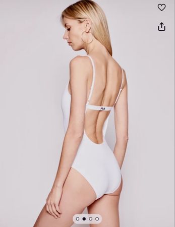 Badeanzug Fila weiss Gr M