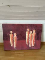 Wandbild rot/orange